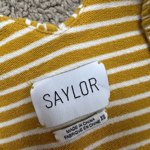 Saylor Stripe Knit Ruffle Dress - Picture 8 of 8